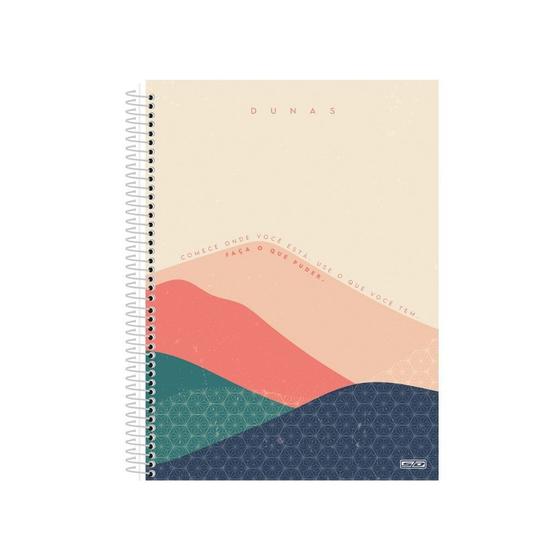 Caderno Universitário SD Dunas Amarelo Menor preço em Caderno Universitário SD Dunas Amarelo