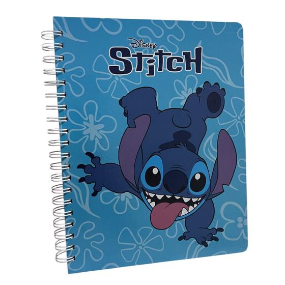 Imagem de Caderno Universitário Stitch 1 Matéria Capa Dura 80 Folhas