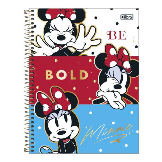 Imagem de Caderno Universitário Tilibra Espiral 80Fls Minnie Mouse