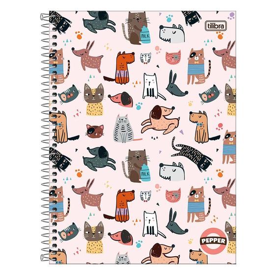 Caderno Universitário Tilibra Pepper 10 Matérias 160 Folhas - Item Sortido Menor preço em Caderno Universitário Tilibra Pepper 10 Matérias 160 Folhas - Item Sortido