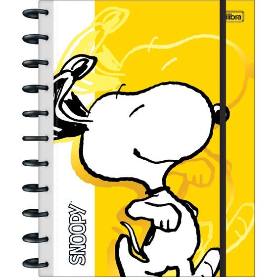 Imagem de Caderno universitário Tilidisco 10x1 160 folhas Snoopy - Tilibra