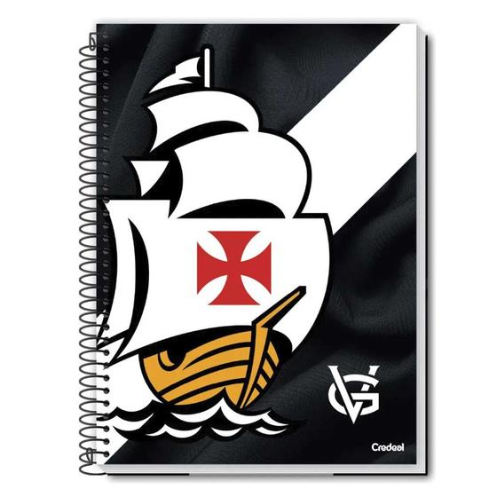 Imagem de Caderno Universitário Vasco da Gama 10 Matérias Credeal