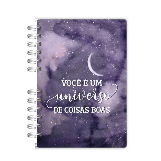 Imagem de Caderno Você e um universo de coisas boas 15x21cm