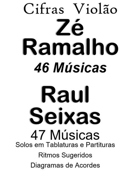 Imagem de Cadernos de Solos e Cifras Violão Dois Volumes   Raul Seixas e Zé Ramalho