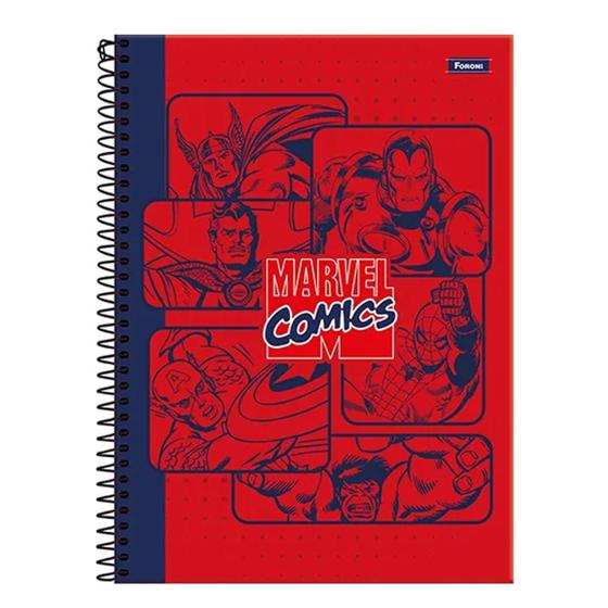 Imagem de Cadernos Marvel Comics 160F 10M Escolar Universitário 1 UN