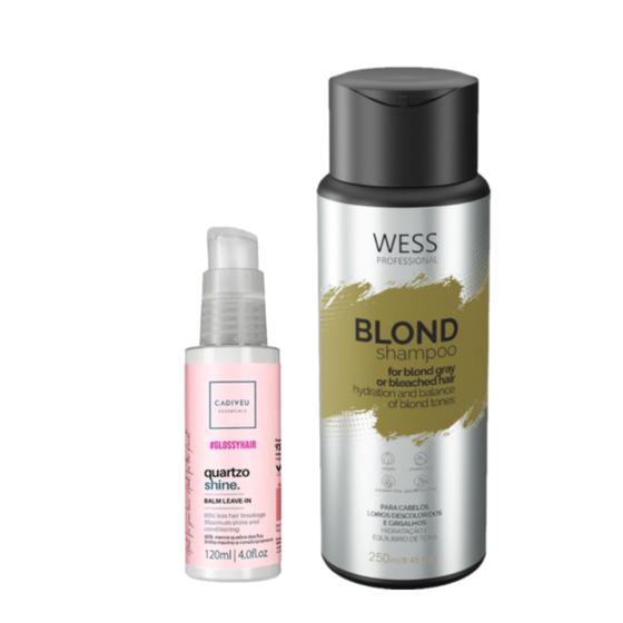 Imagem de Cadiveu Balm Quartzo 120ml + Wess Blond Shampoo 250ml