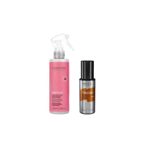 Imagem de Cadiveu Fluido Precioso  Glamour 200ml + Wess Finish 50ml