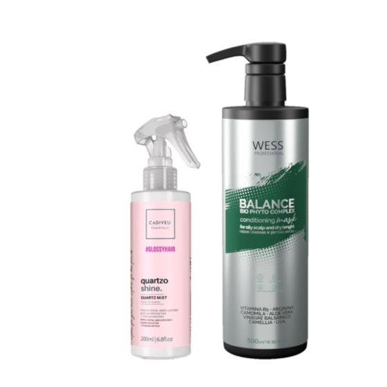 Imagem de Cadiveu Fluído Quartzo 200ml + Wess Balance Cond. 500ml