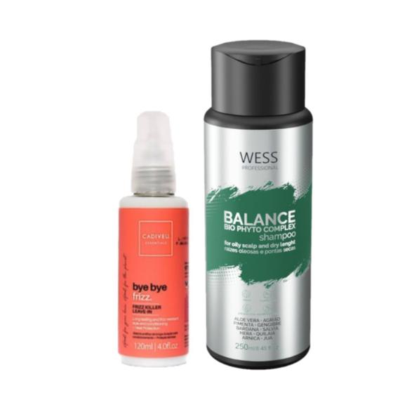 Imagem de Cadiveu Leave-in Bye Bye Frizz120ml+Wess Balance Sh. 250ml