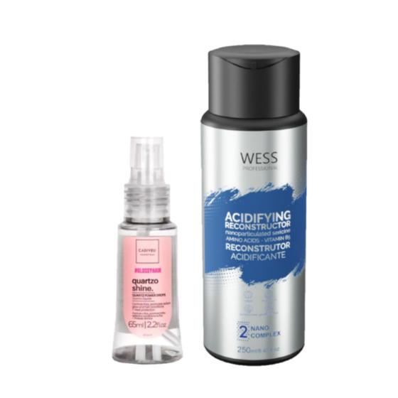 Imagem de Cadiveu Óleo Capilar Quartzo 65ml +Wess Nano Passo 2 - 250ml