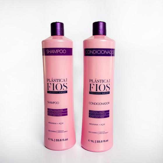 Cadiveu - Plastica Dos Fios - Shampoo e Condicionador 1000ml - Cadiveu ...