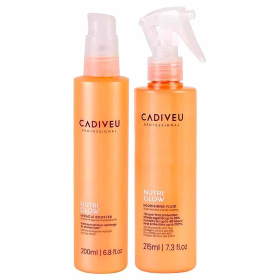 Imagem de Cadiveu Professional Nutri Glow Kit  Booster + Leave in Fluído