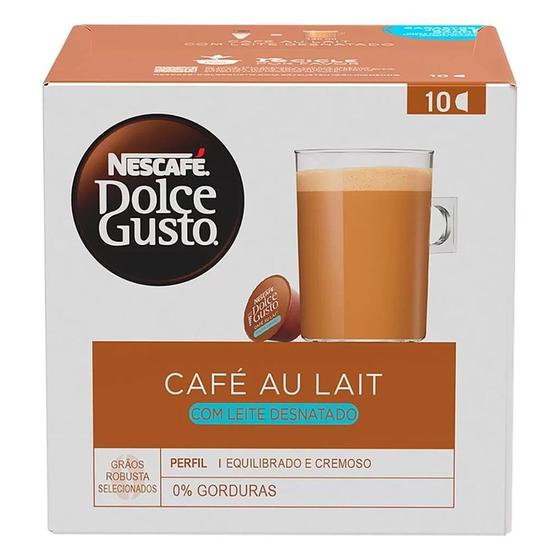 Imagem de Café au Lait com Leite Desnatado Nescafé Dolce Gusto 100g