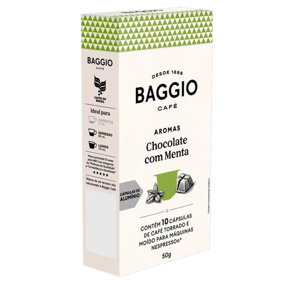 Imagem de Café baggio cápsula torrado e moído chocolate com menta 50g