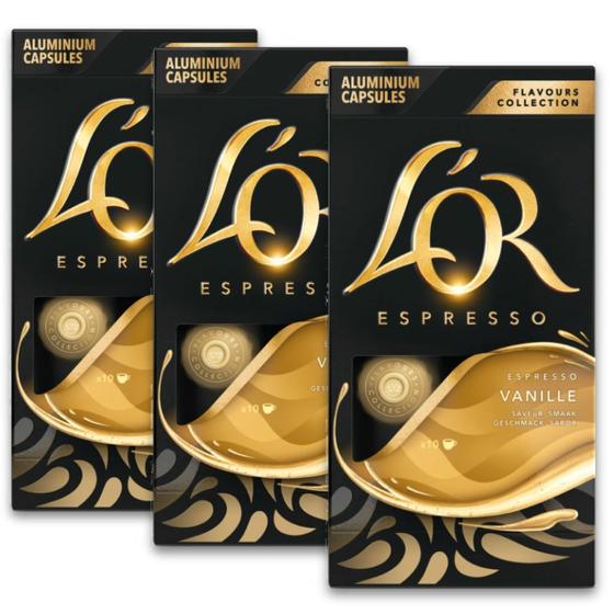 Imagem de Café Cápsulas Lor Nespresso Vanille Kit com 30 Cápsulas