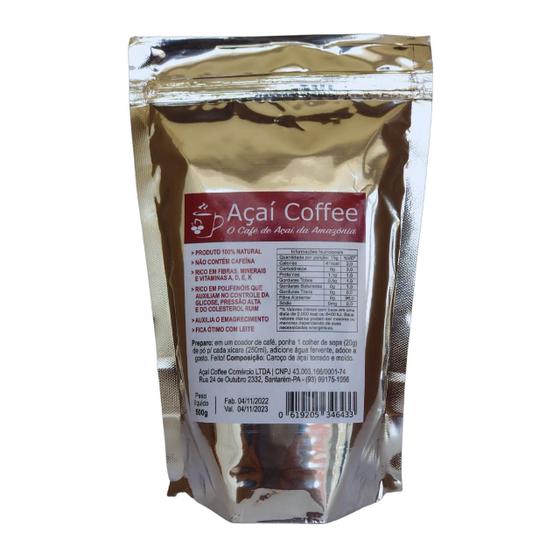 Imagem de Café de Açaí da Amazônia Açaí Coffee Pacote 500g