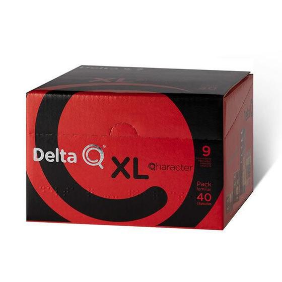 Café Delta Q XL Qharacter Intensidade 9 - Pack com 40 Cápsulas Menor preço em Café Delta Q XL Qharacter Intensidade 9 - Pack com 40 Cápsulas