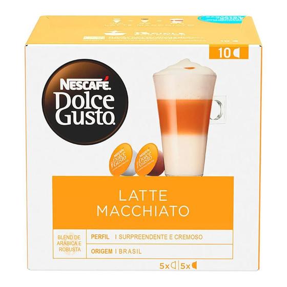 Imagem de Café Dolce Gusto Latte Macchiato com 10 Cápsulas 112.5g