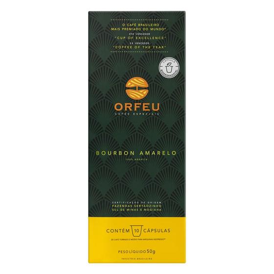 Imagem de Café em Cápsula Orfeu Bourbon Amarelo 50g