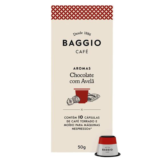 Imagem de Café em Cápsulas Baggio Aroma Chocolate com Avelã - Compatível com Nespresso