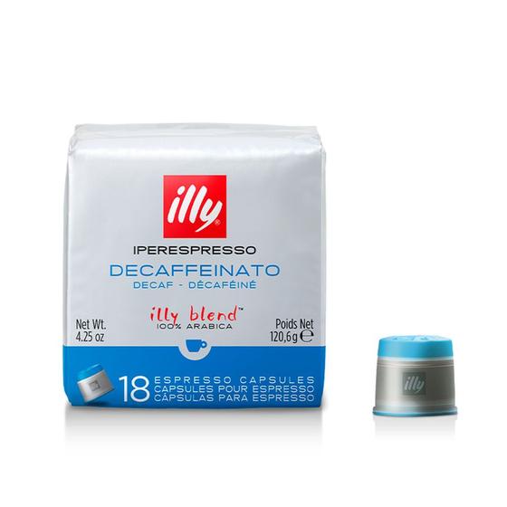 Imagem de Café em Cápsulas Descafeinado Iperespresso Illy 18 Unidades