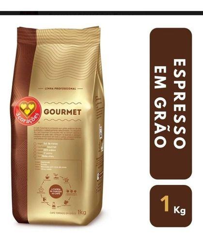 Café Em Grão Torrado Espresso Gourmet Tres Corações 2kg Menor preço em Café Em Grão Torrado Espresso Gourmet Tres Corações 2kg