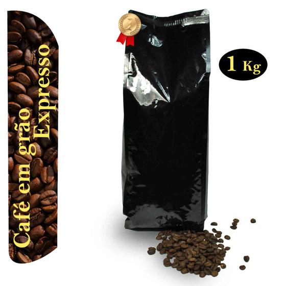 Café em Grãos Premium Expresso - 1 Kilo de Café de qualidade superior ...