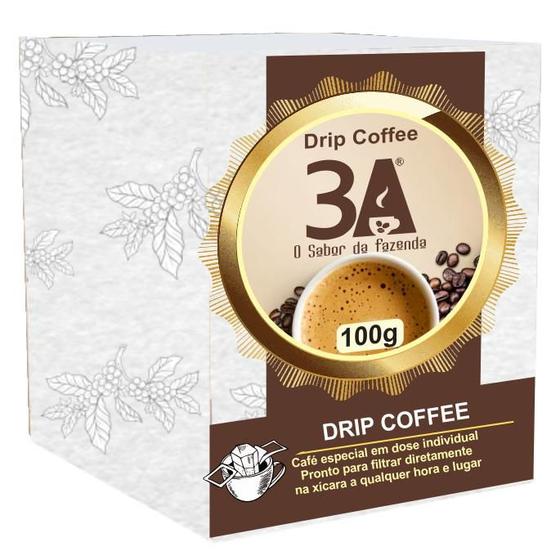 Imagem de Café Especial Drip Coffee 100% Arábica 3A caconde sachê 10 Un