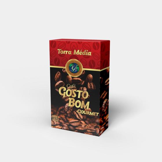 Imagem de Café Gosto Bom Gourmet Torrado e Moído à Vácuo 500g.