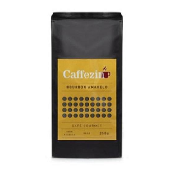 Imagem de Café gourmet bourbon amarelo torrado em grãos - caffezin - 250g