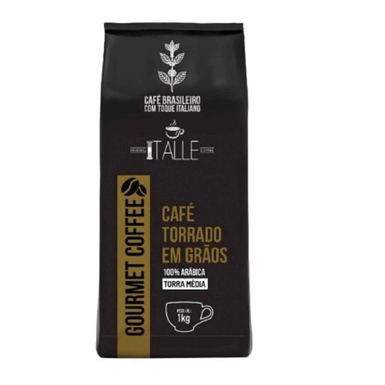 Imagem de Cafe Graos Torra Media Gourmet Café Italle 1kg