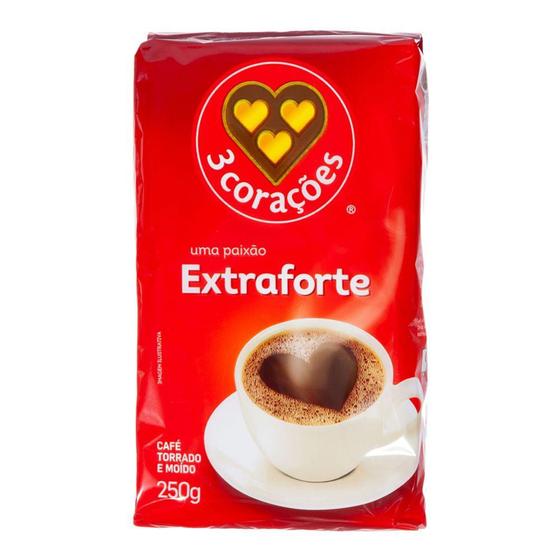 Café Moído Extra Forte à Vacuo 3Corações 250g é ruim? Café Moído Extra Forte à Vacuo 3Corações 250g é boa?
