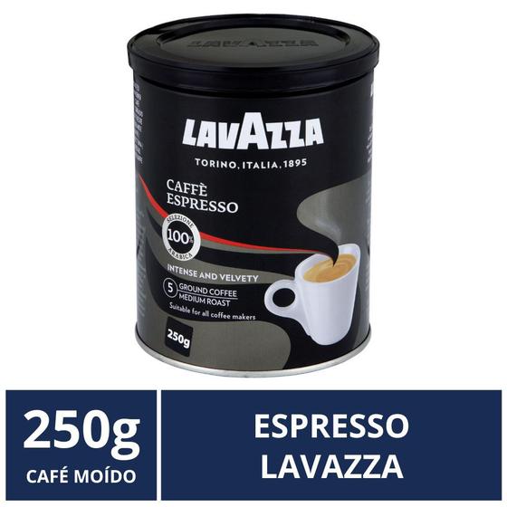 Imagem de Café Moído, Lavazza, Espresso, Lata de 250g