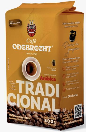 Imagem de Café Odebrecht Torrado e Moido Tradicional Alto vácuo 500g