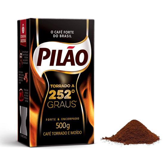 Imagem de Café Pilão Torrado e Moído 252 Graus Vácuo 500 gramas