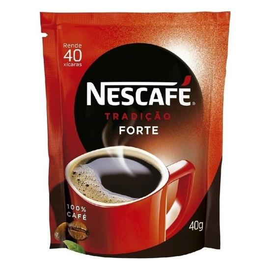 Imagem de Café Solúvel Nescafé Tradição Forte Sachê 40g - Embalagem com 24 Unidades