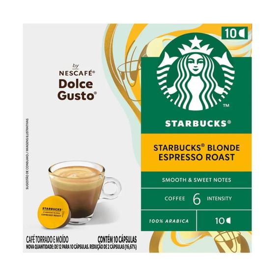 Imagem de Cafe Starbucks Blonde Espresso Roast Capsula 55G