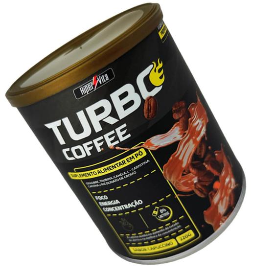Imagem de Cafe Suplemento Energético Turbo Coffee 220g Zero Lactose