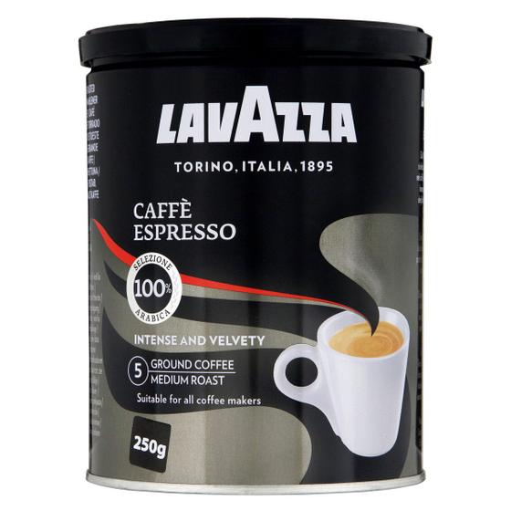 Imagem de Café Torrado e Moído Espresso Italiano Clássico Lata LAVAZZA 250g