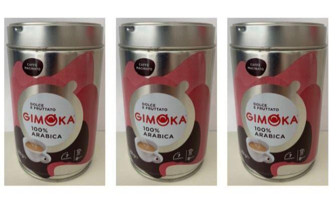 Café Torrado E Moído Gimoka 250g Kit Com 3 Latas Menor preço em Café Torrado E Moído Gimoka 250g Kit Com 3 Latas