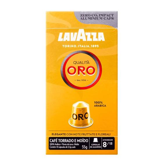 Imagem de Café Torrado e Moído Qualità Oro em Cápsulas Lavazza 55g