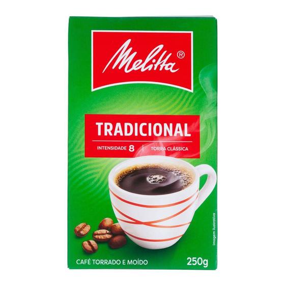 Imagem de Café Tradicional Torrado e Moído Melitta 250g