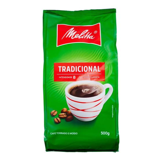Imagem de Café Tradicional Torrado e Moído Pouch Melitta 500g