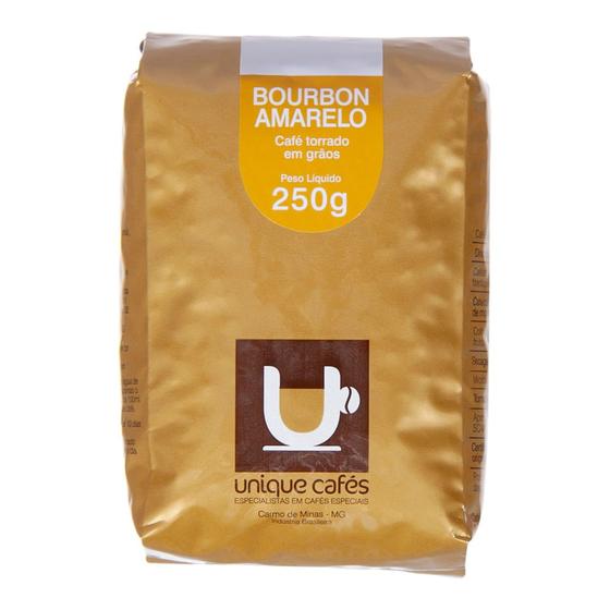 Imagem de Café Unique Bourbon Amarelo Torrado Em Grãos 250g