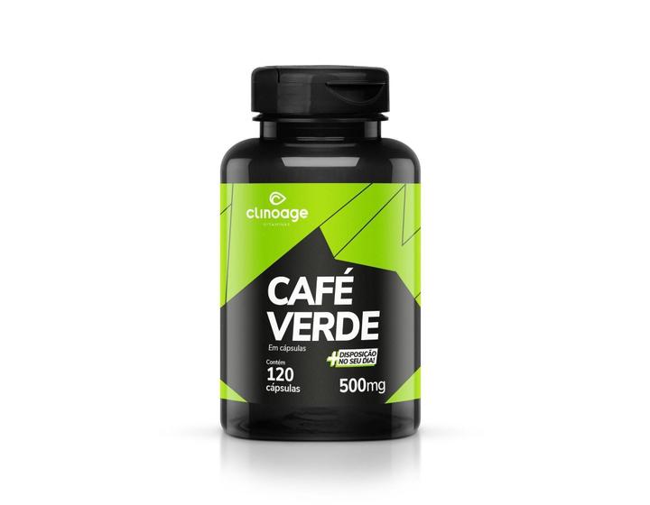 Imagem de Cafe Verde 500 Mg 120 Capsulas - Clinoage