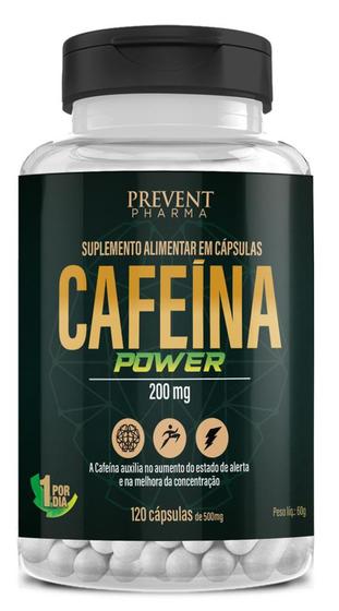 Imagem de Cafeina 120 Capsulas 200 mg - POWER