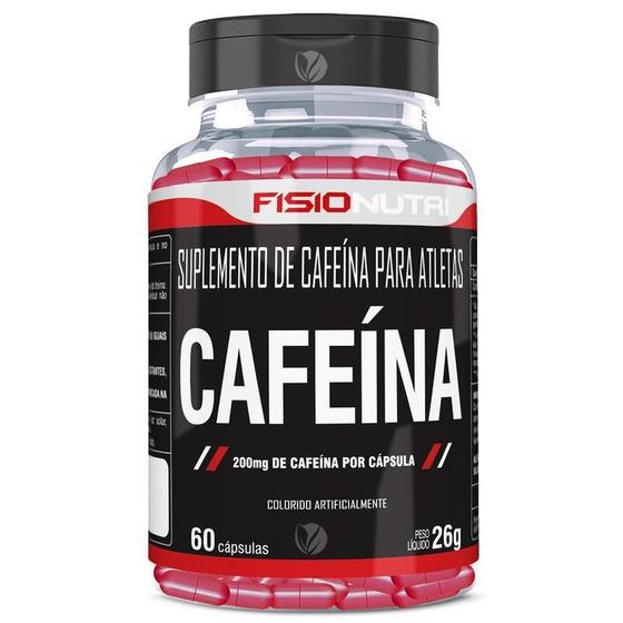 Imagem de Cafeína 200Mg 60 Cáps - Fisionutri