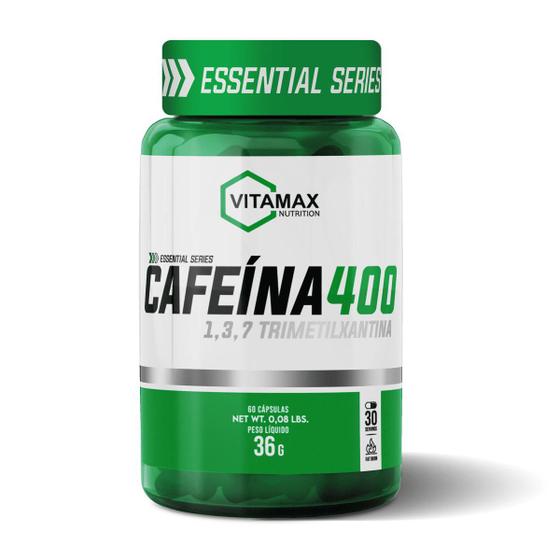 Imagem de Cafeína 400mg 60 Cápsulas Vitamax Nutrition