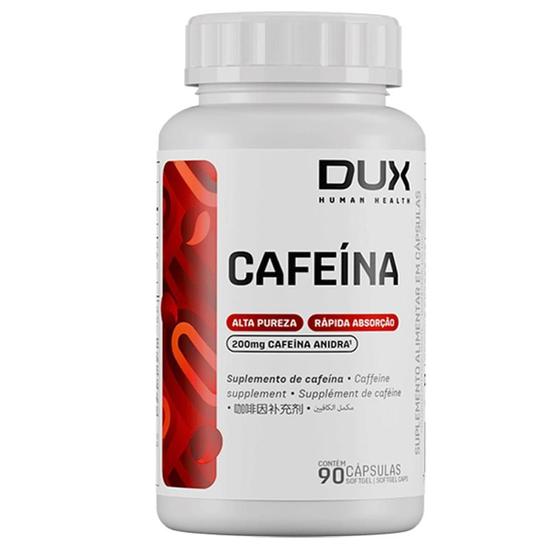 Imagem de Cafeína Pura Pote 90 Cápsulas Dux Nutrition Sem Sabor