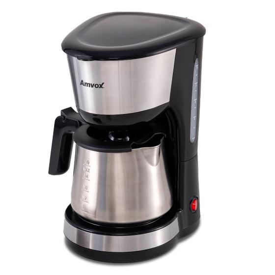 Imagem de Cafeteira 1,5L Amvox ACF927 900W 30 Xic 10 Min Jarra Inox 220v